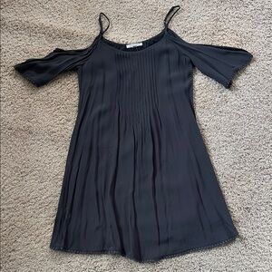 Patrons of Peace Charcoal Pleated Top